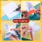Bosctanuc 300 Pcs DIY Pinwheels for Kids Bulk Blank Paper Pinwheels Color Your Own Pinwheels for Spring Summer Craft for Kids Boys Girls School Group Daycare Home Fun Graffiti Art Craft